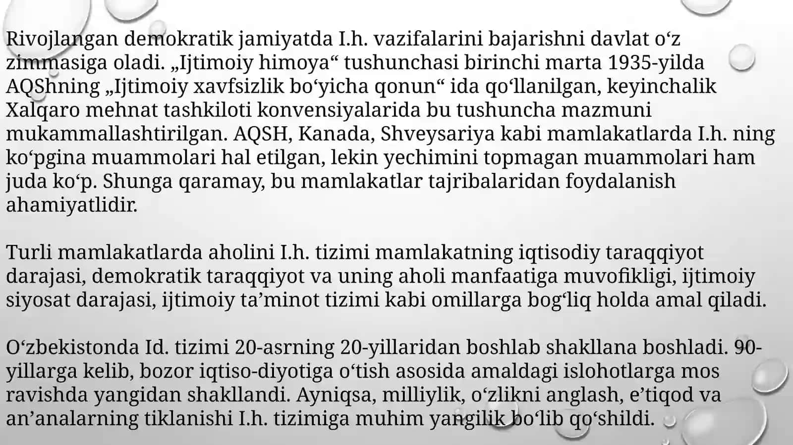 O’ZBEKISTONDA IJTIMOIY HIMOYA XIZMATLAR TIZIMINING FAOLIYATI VA RIVOJLANISHI 4