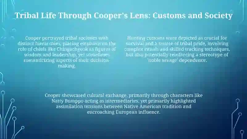 Cooper's Indians: Customs, Conflicts, and Depictions 4