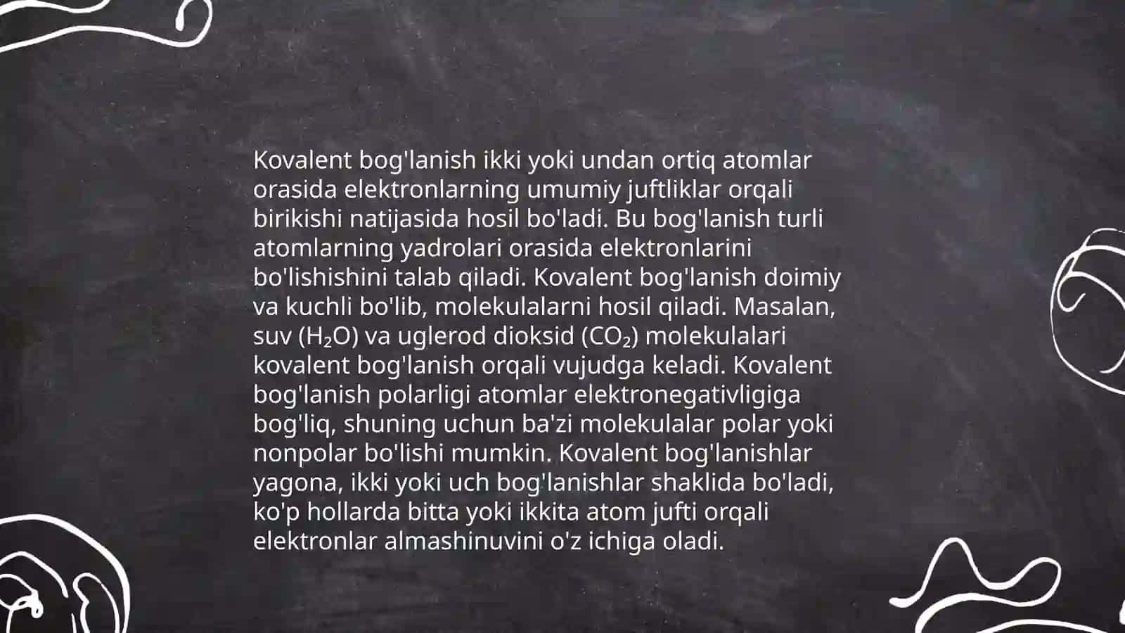 Kimyoviy bog'lanish tushunchasi 4