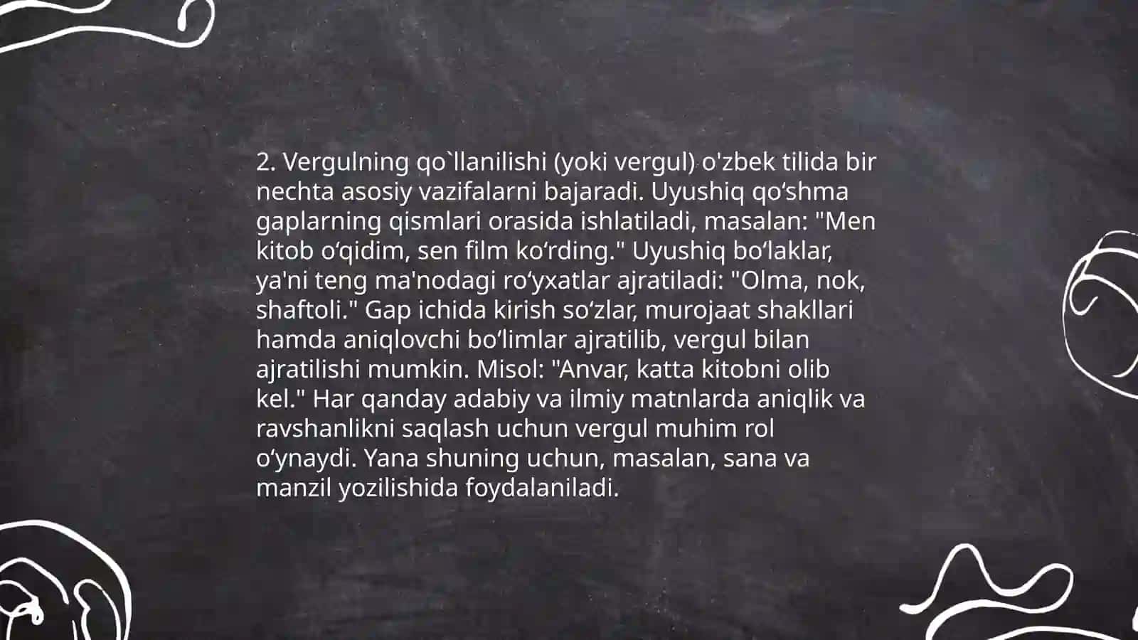 Punktuatsion savodxonlik 4