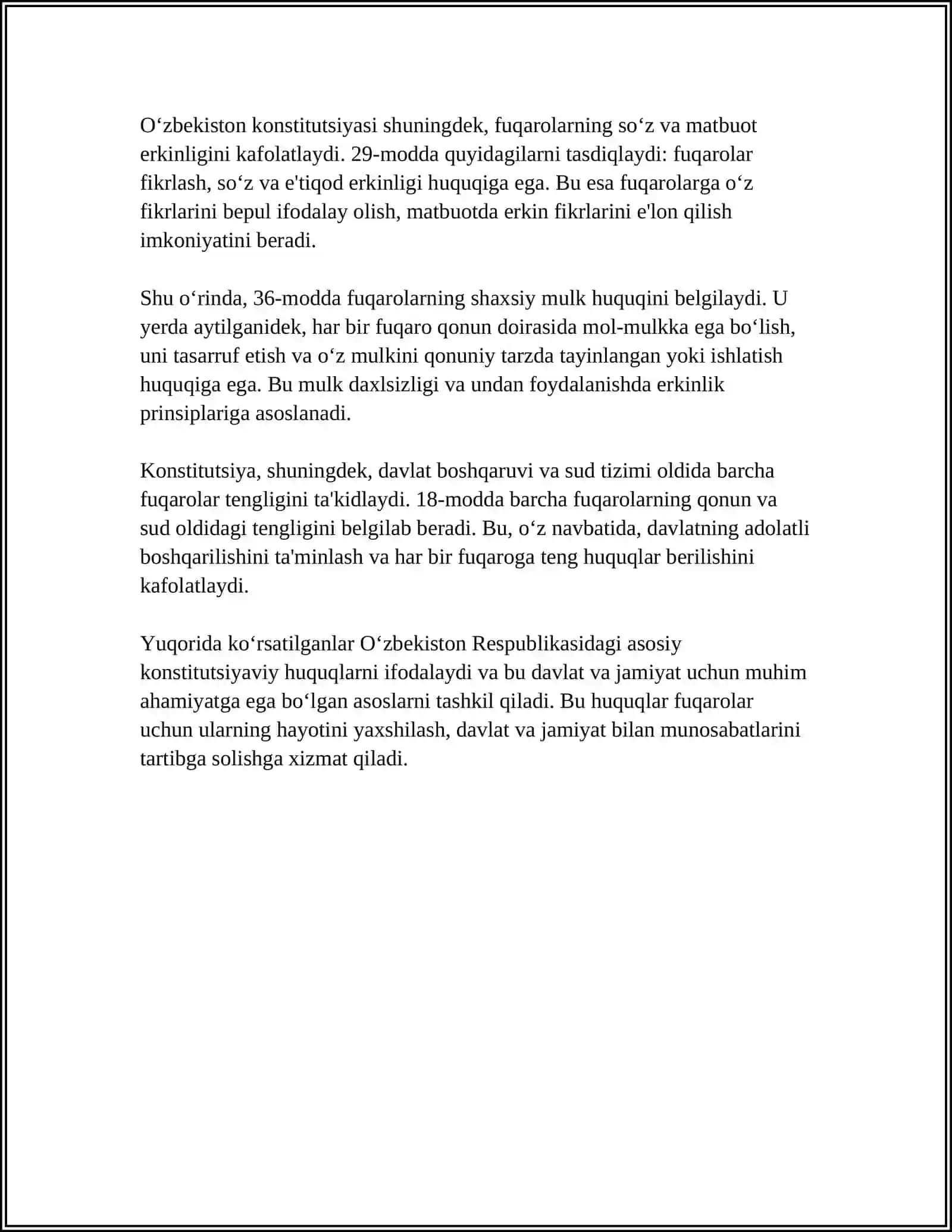8-DEKABR KONSTITUTSIYAMIZ QABUL QILINGAN KUN "QONUNLAR QONUNI, BAXTIMIZ QOMUSI" 4