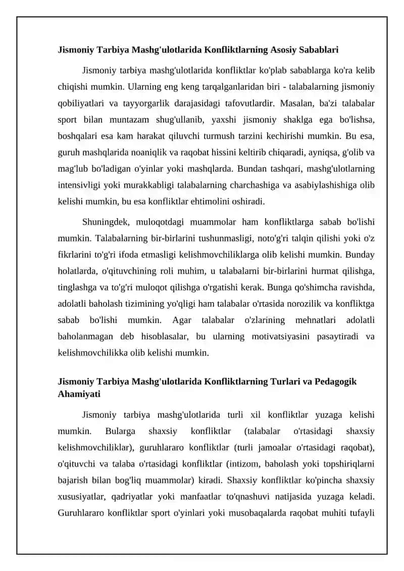 Jismoniy tarbiya darslari 4