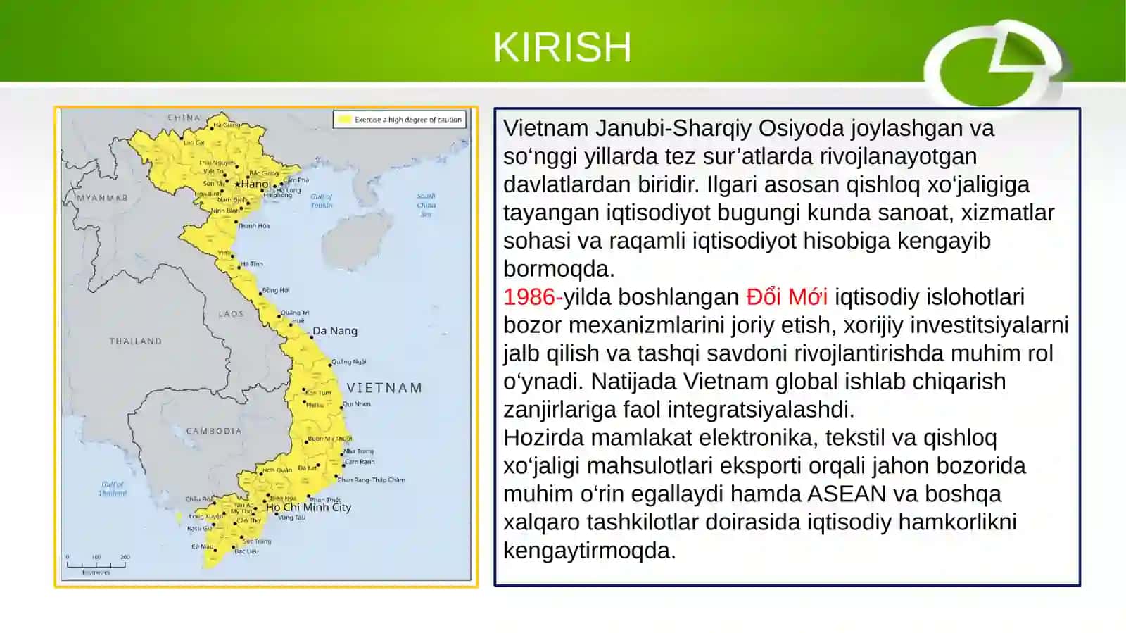 VIETNAMiqtisodiyoti: rivojlanish bosqichlari va jahon bozoridagi o‘rni 4