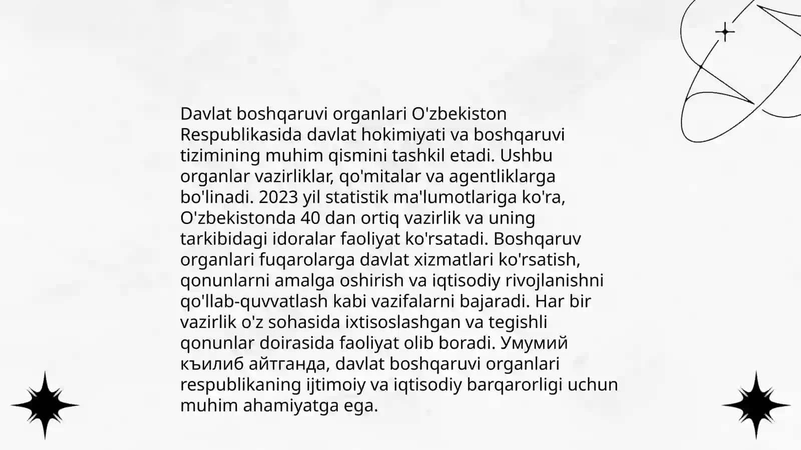 O'zbekiston Respublikasining davlat boshqaruv usuli 4