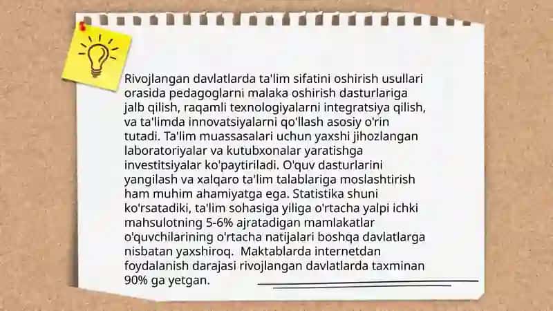 Jahonning rivojlangan davlatlarida taʼlim tizimi 4