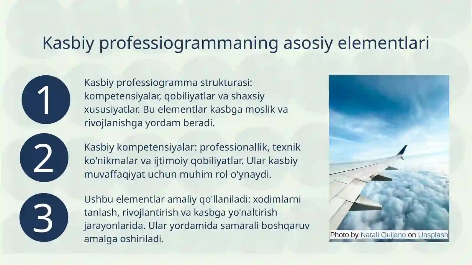 Kasbiy professiogramma va uning psixologik mazmuni 4