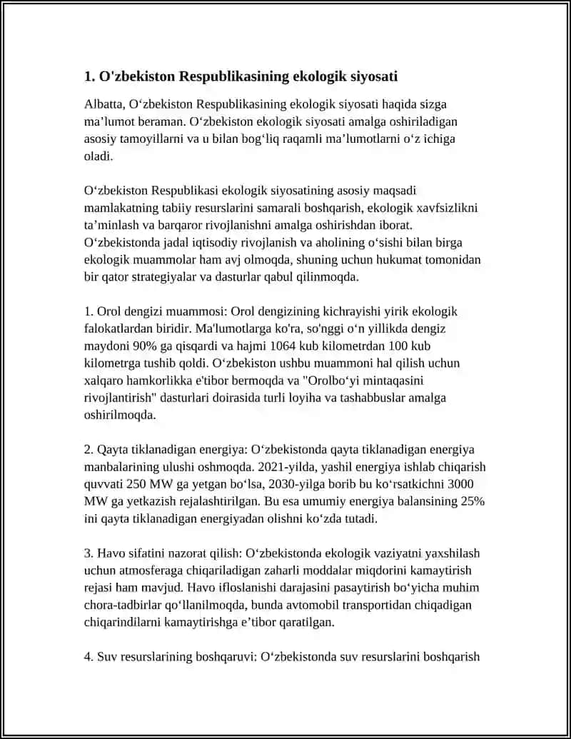 O'ZBEKISTON RESPUBLIKASINING TABIATNI MUHOFAZA QILISH TO'G'RISIDAGI QONUNI 4