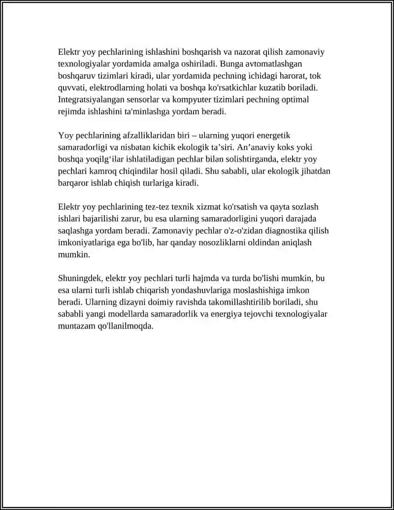ELEKTR YOY PECHLARI VA UNING TUZILISHI 4