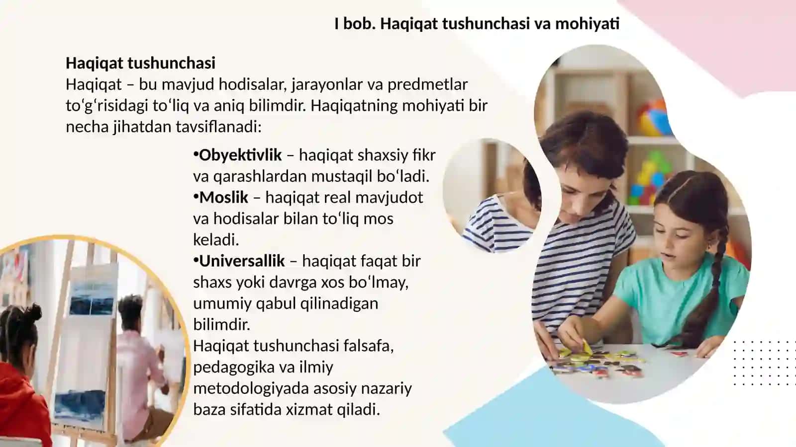 «Haqiqat va uning bilishdagi o‘rni» 4
