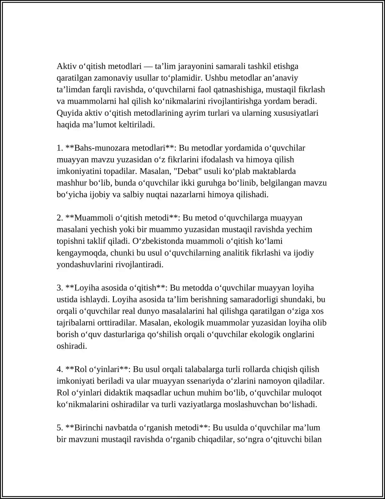 BOSHLANGʻICH SINFDA OʻQISH DARSLARINI TASHKIL ETISH 4