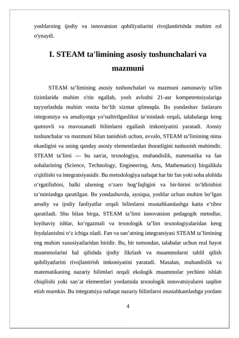 STEAM TAʼLIM 4