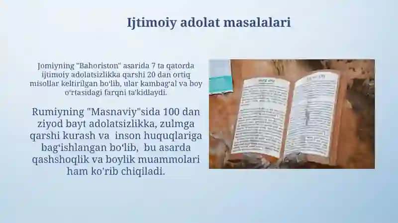Abdurahmon Jomiy, Alisher Navoiy, Jaloliddin Doniylarning asarlarida ta’lim -tarbiyamasalalari 4