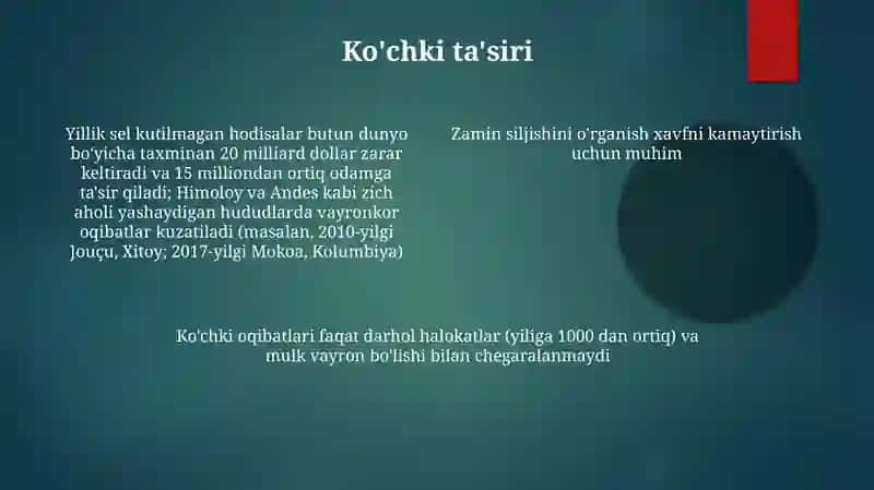 Yer silkinishlariga ta'sir qiluvchi omillar 4