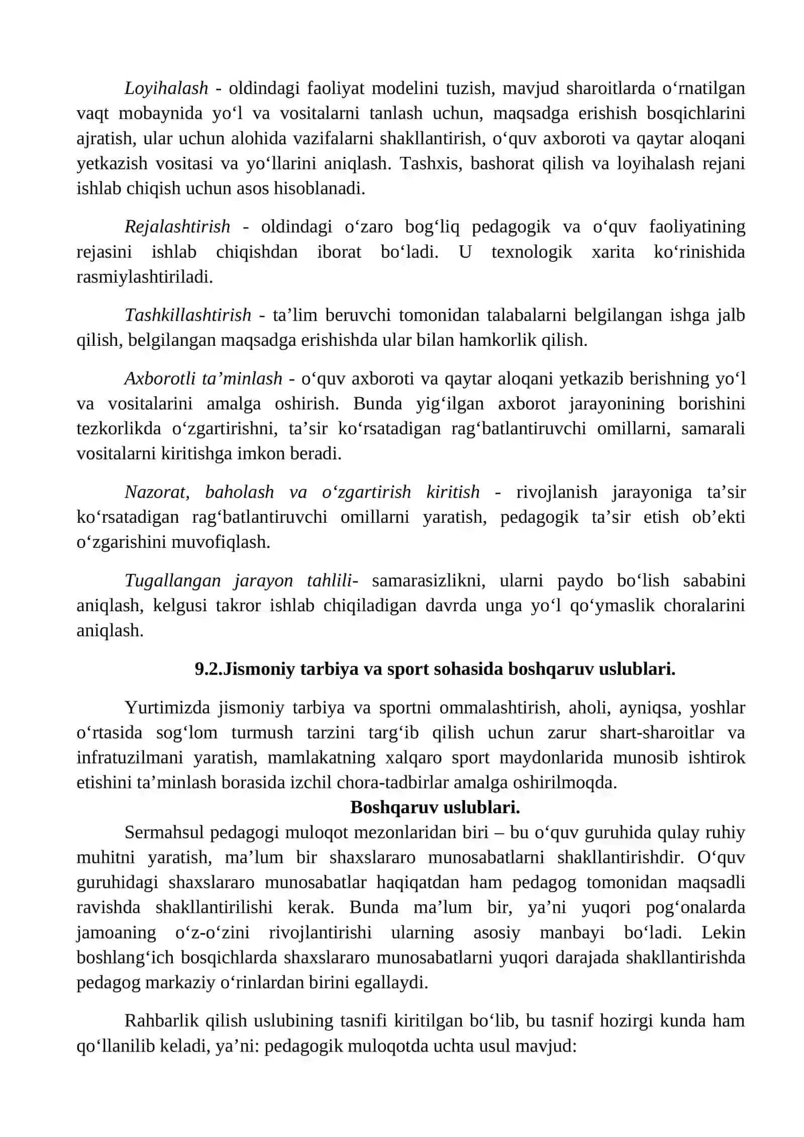 JISMONIY TARBIYA VA SPORT SOHASIDA BOSHQARUV USLUBLARI 4