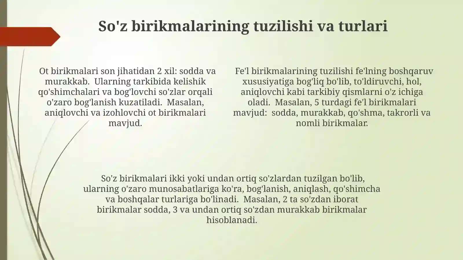 So'z va So'z Birikmalarining Nazariy Qarashlarini Tahlili 4
