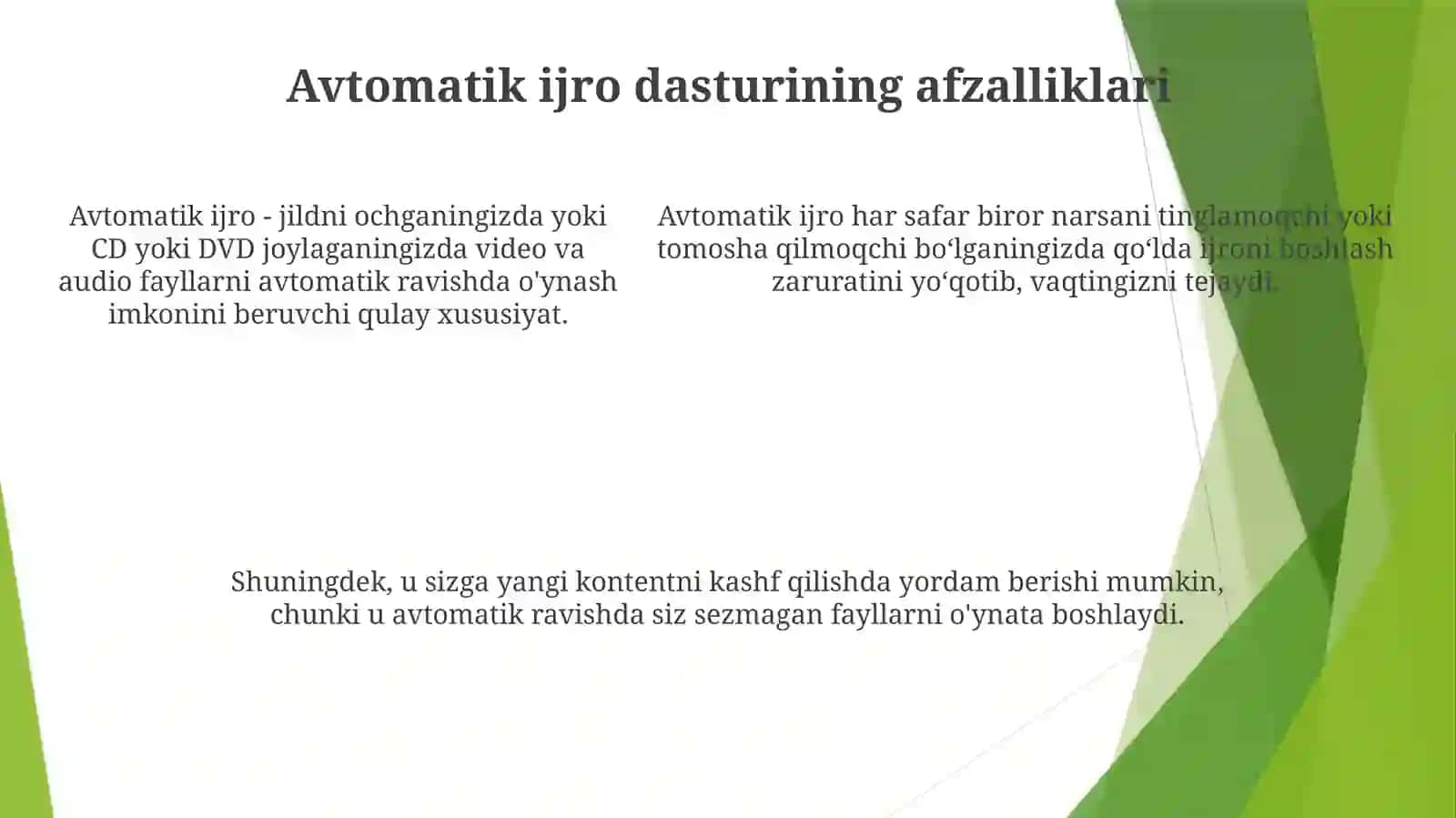 Autoplay Dasturi 4