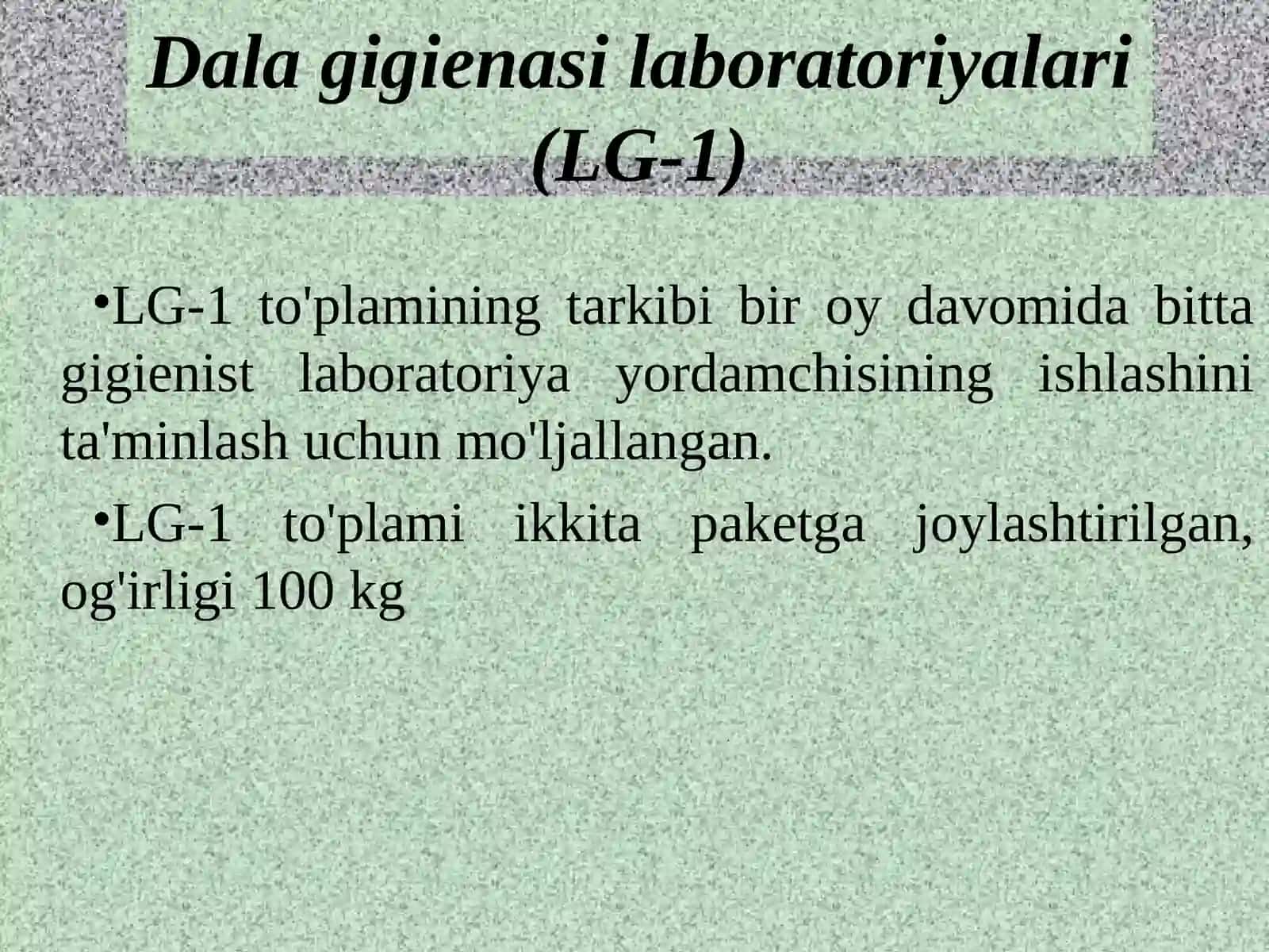 Dala gigienik laboratoriyalari 4