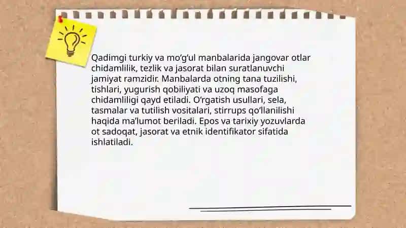 Jangovar ot obrazining tarixiy asoslari va badiiy talqini 4