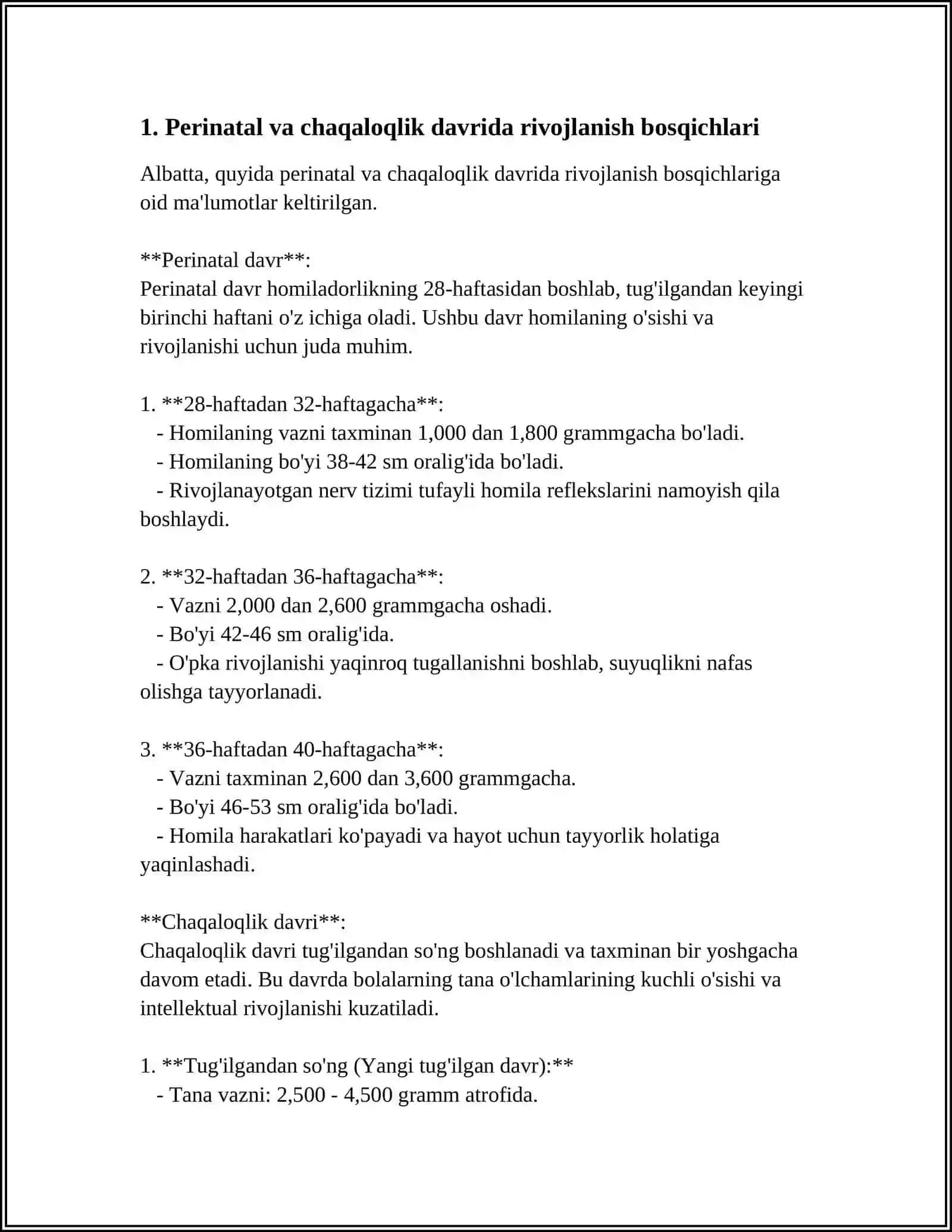 PERINATAL VA CHAQALOQLIK DAVRIDA PSIXOFIZIOLIGIK RIVOJLANISHIGA XOS XUSUSIYATLARI 4