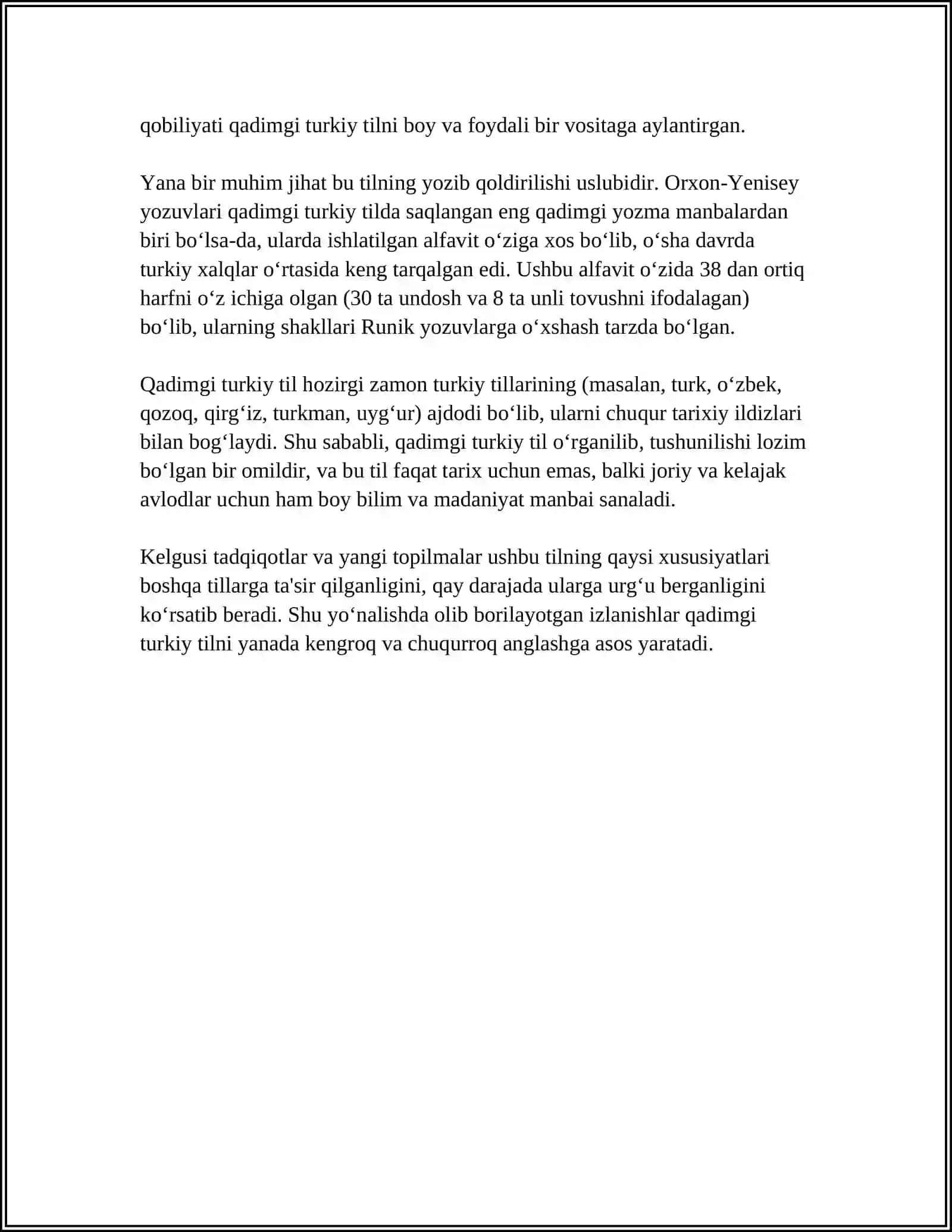 QADIMGI TURKIY TIL LEKSIKASI 4