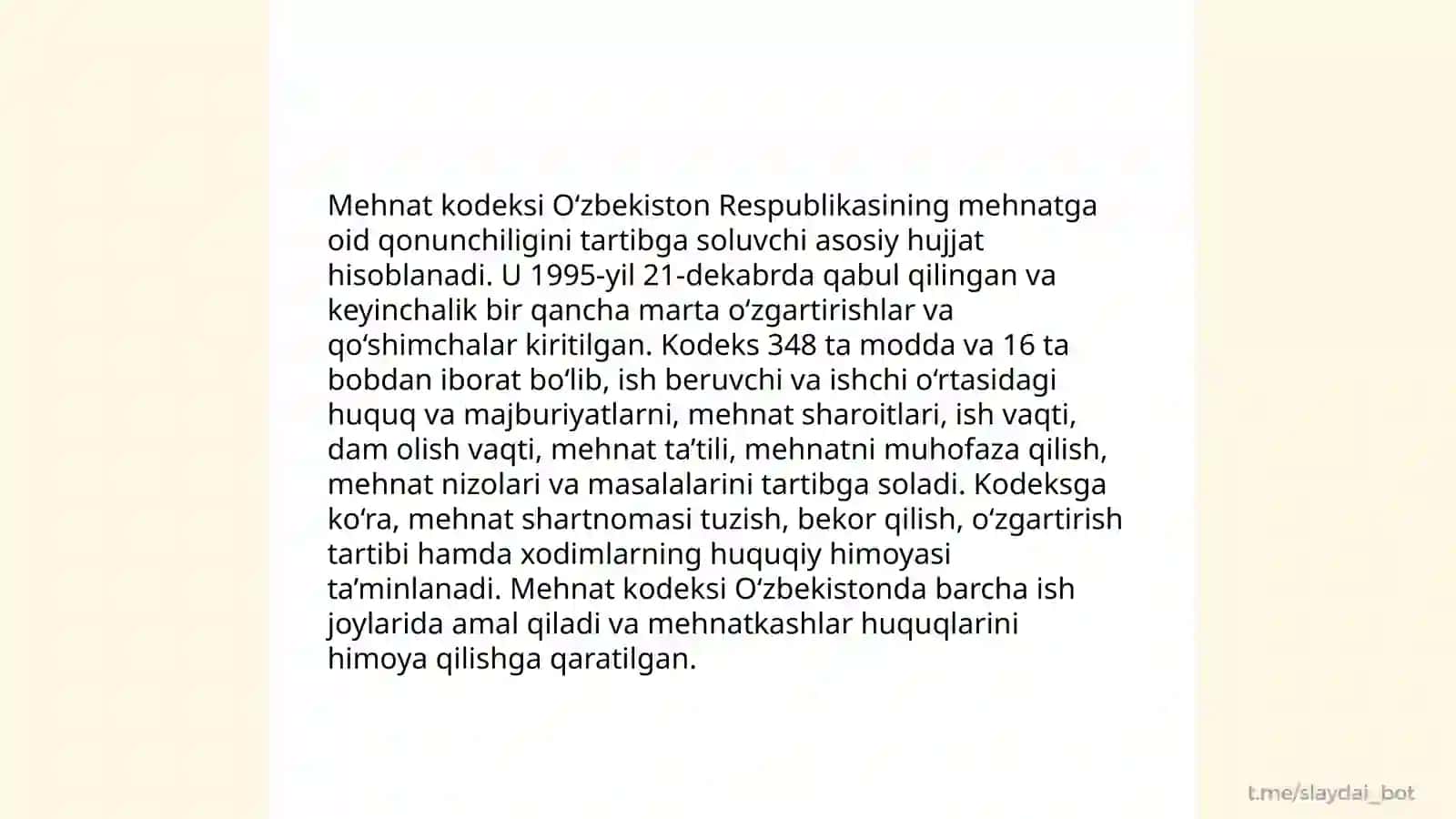 О‘zbekiston Respublikasida hayot faoliyat xavfsizligini ta’minlash sohasida qabul qilingan qonun va meyoriy hujjatlar tizimi 4