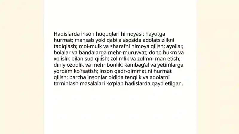 Islomda Inson Huquqlari Himoyasi 4