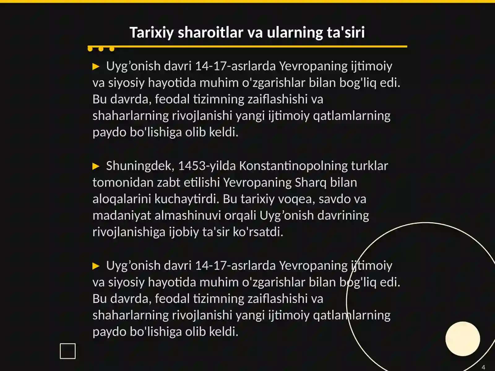Uyg’onish Davrining Falsafiy, Tarixiy va Badiiy Omillari 4