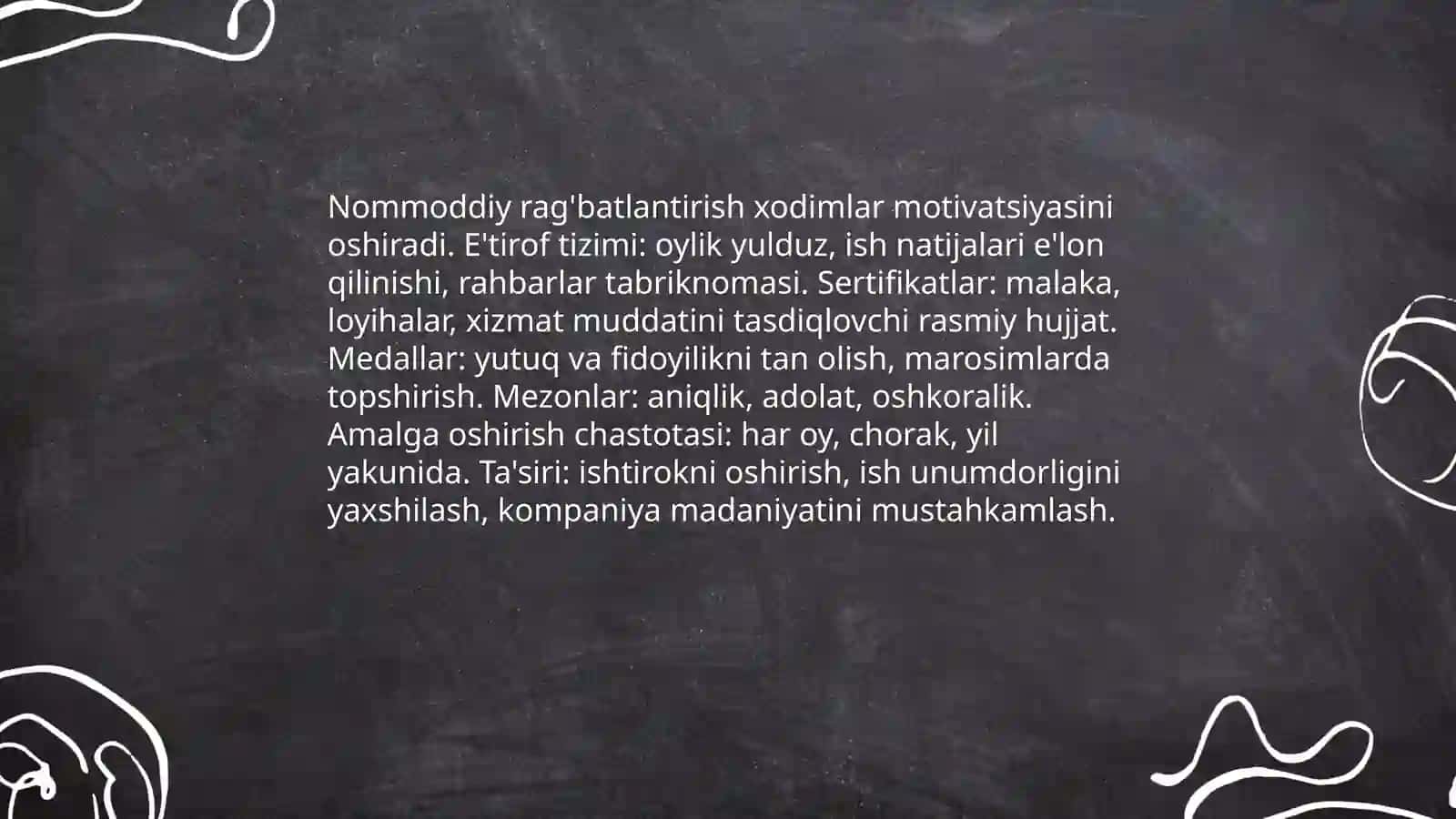 Hodimlarni rag'batlantirish va mativatsiyalash usullari 4