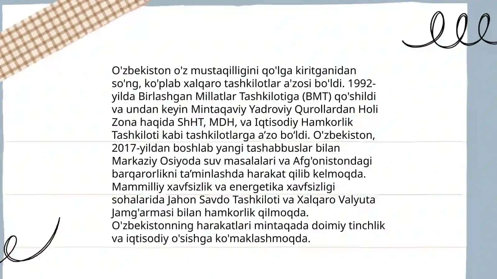 O'zbekiston va jahon hamjamiyati 4