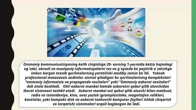 Ommaviy axborot vositalarida jurnalist obrazi 4