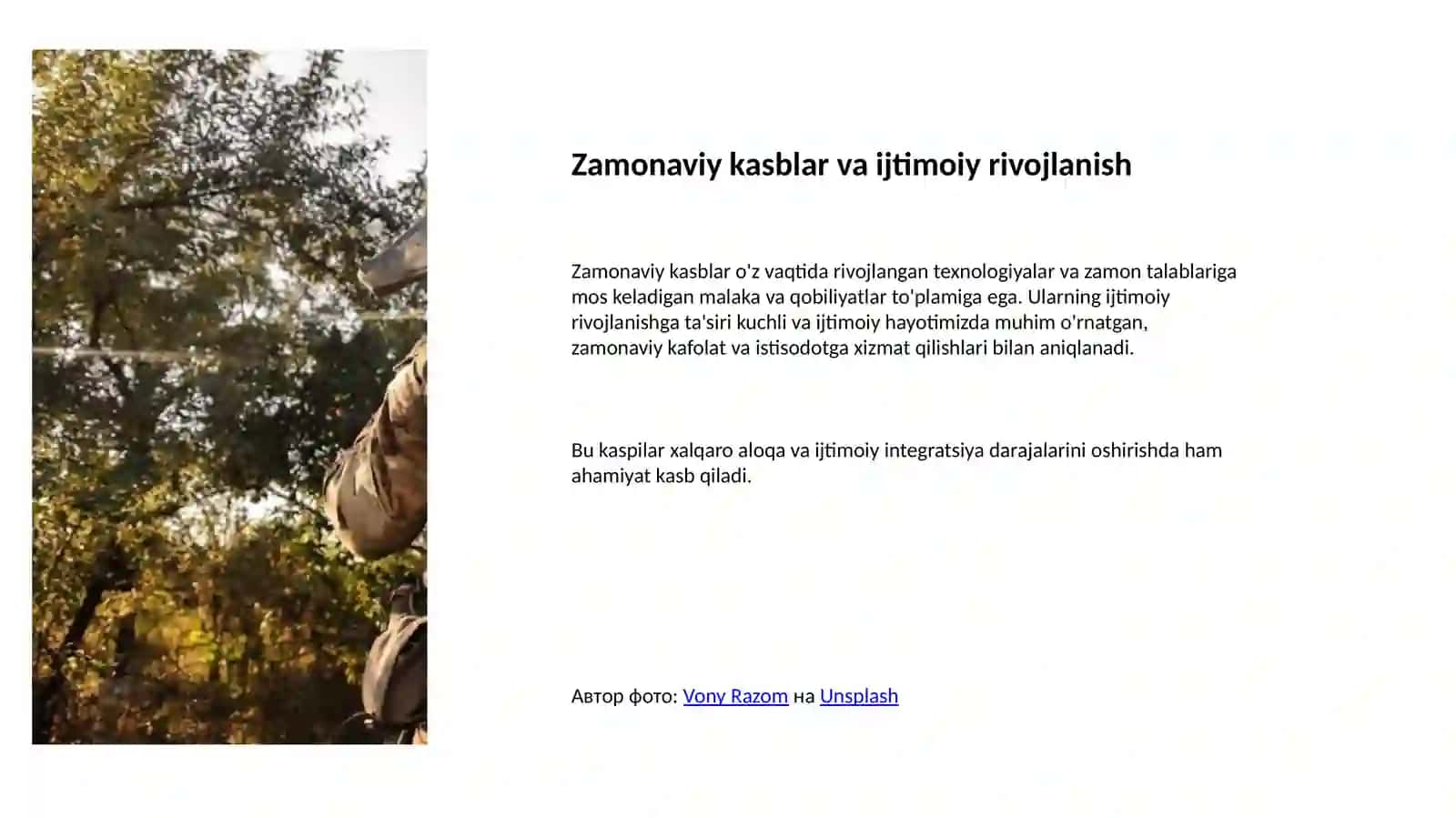 Zamonaviy kasplar 4