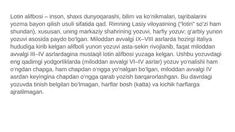 Lotin tili va tibbiyot terminalogiya fanidan mustaqil ish 4