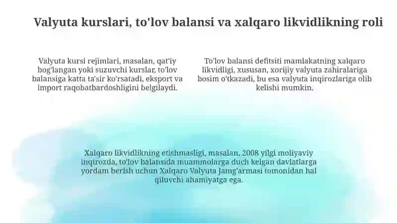 Xalqaro pul tizimi 4