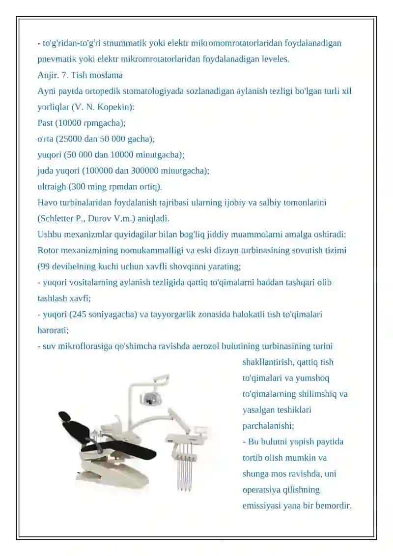 Stomatologik qurilish turlari 4