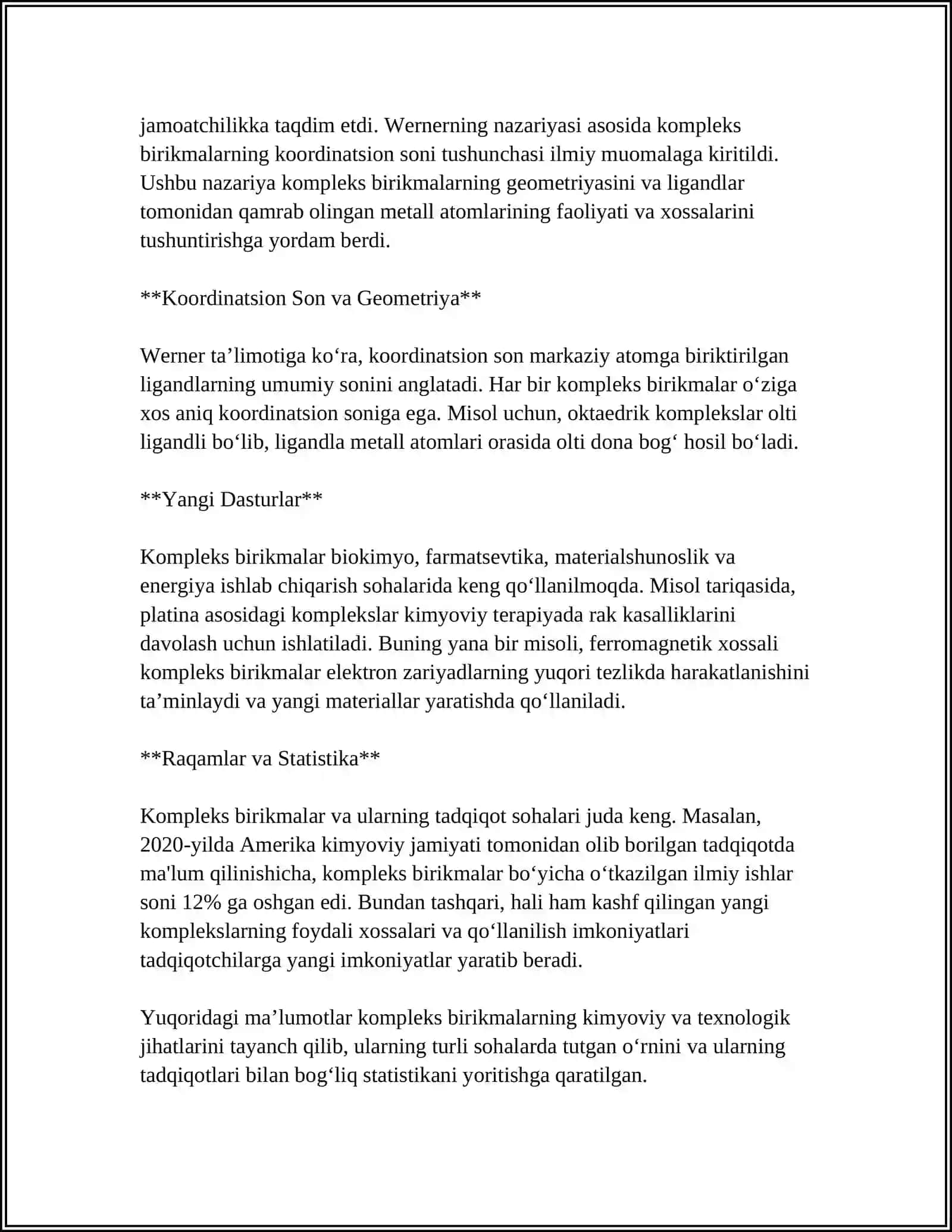 Kompleks Birikmalar 4