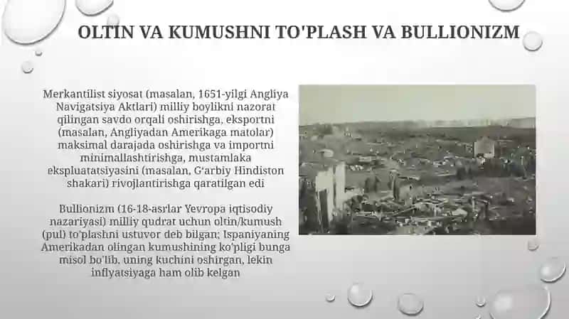 Merkantilizm iqtisodiy ta'limotining tarixiy shart-sharoitlari 4