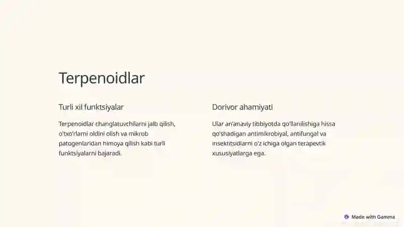 Dorivor o'simliklarning kimyoviy tarkibi 4