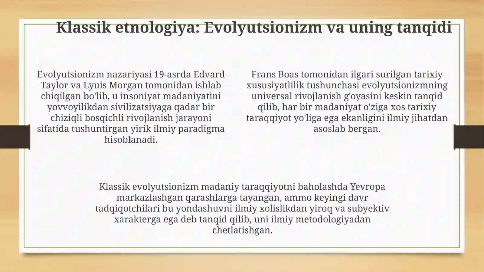 Etnologiya fani tarixi 4