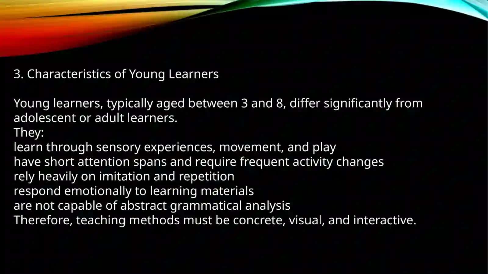 Contemporary foreign language teaching methods for children in their early years 4