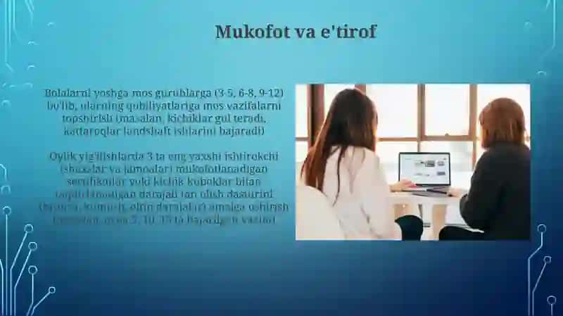 Katta guruh bolalarini tabiatda mehnatlarini tashkil etish 4
