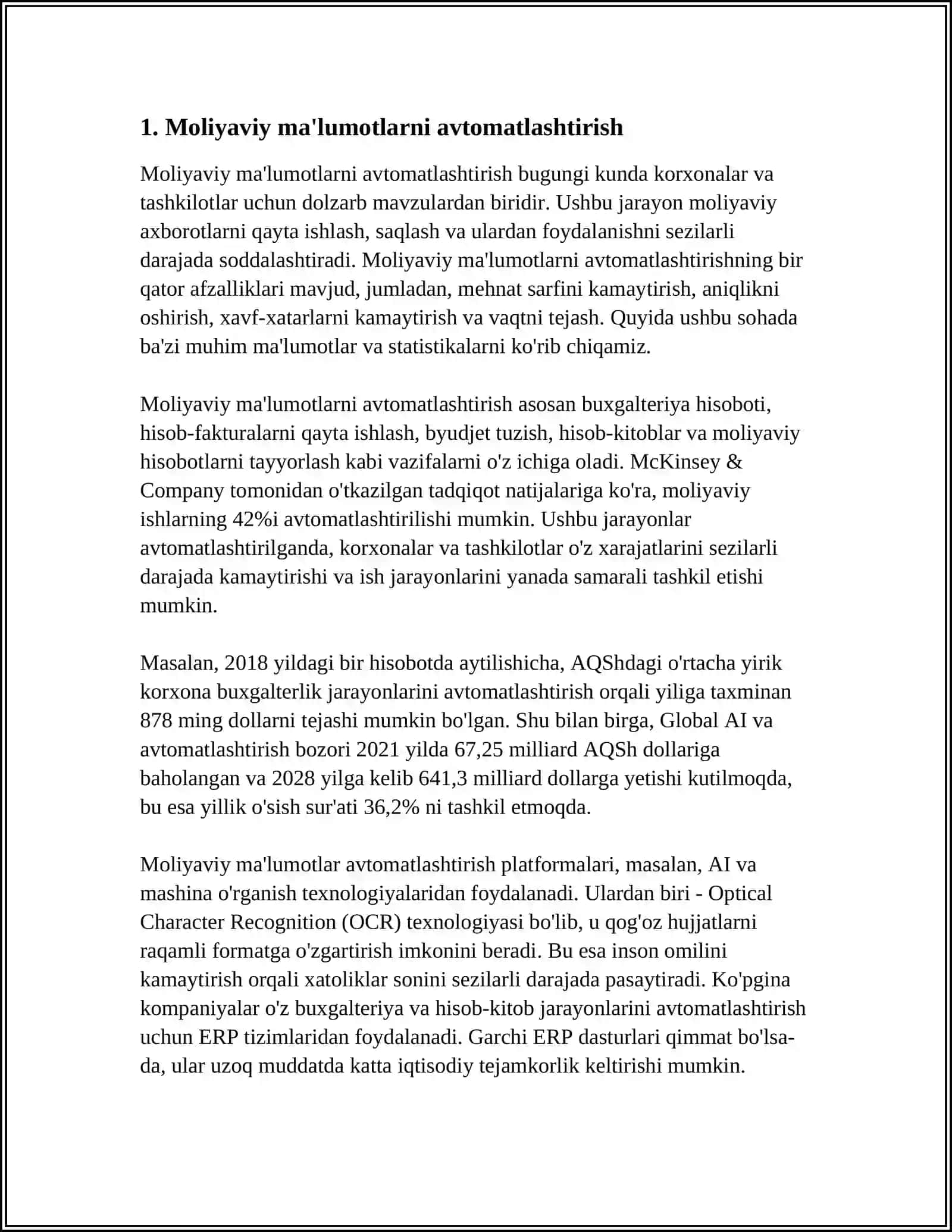 BUXGALTERIYA SEKTORINI RAQAMLASHTIRISH SAMARADORLIGI 4