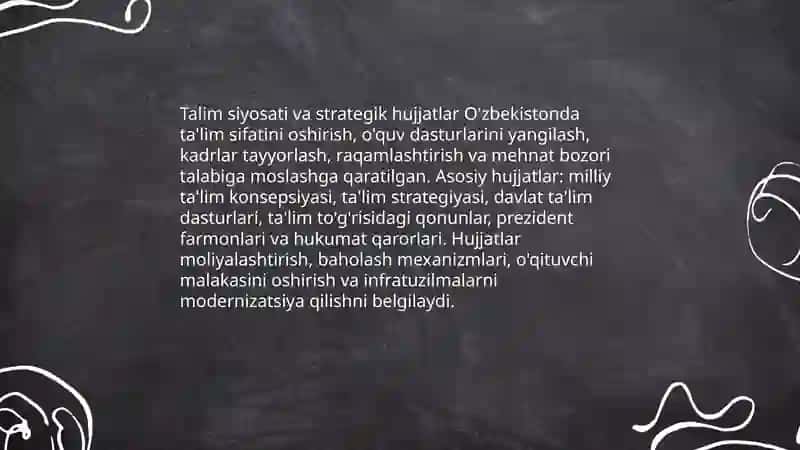 O'zbekistonda talim islohotlari 4