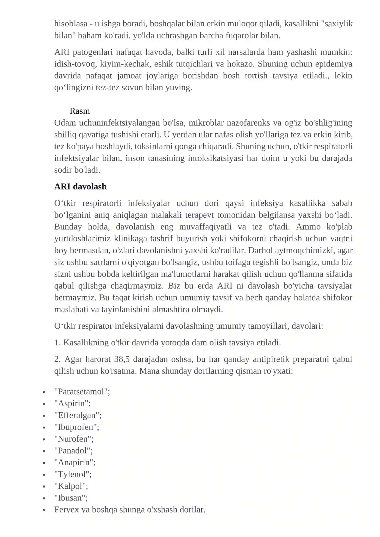 Oʻtkir respirator kasalliklar 4