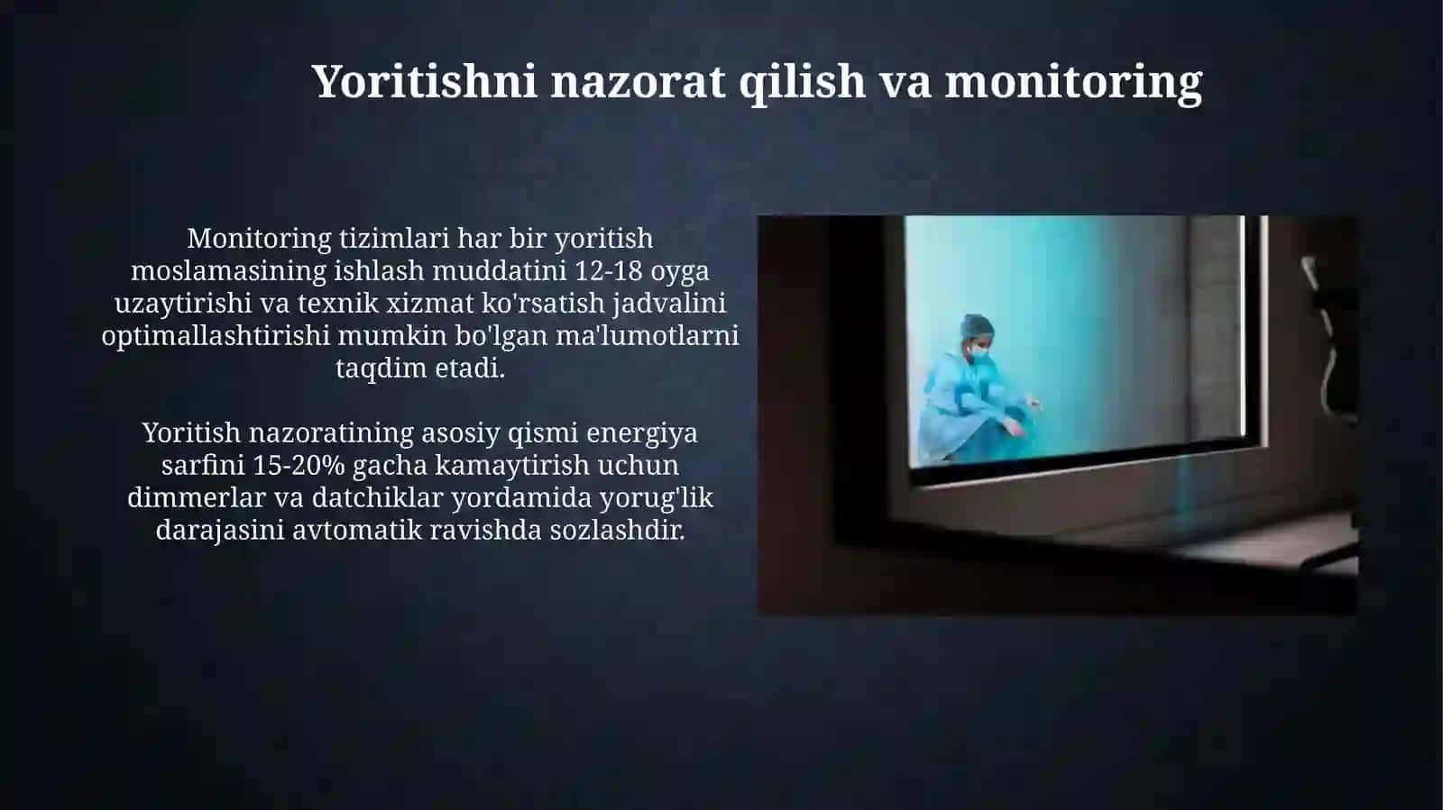 Kasalxonalar yoritilganligining gigiyenasi 4