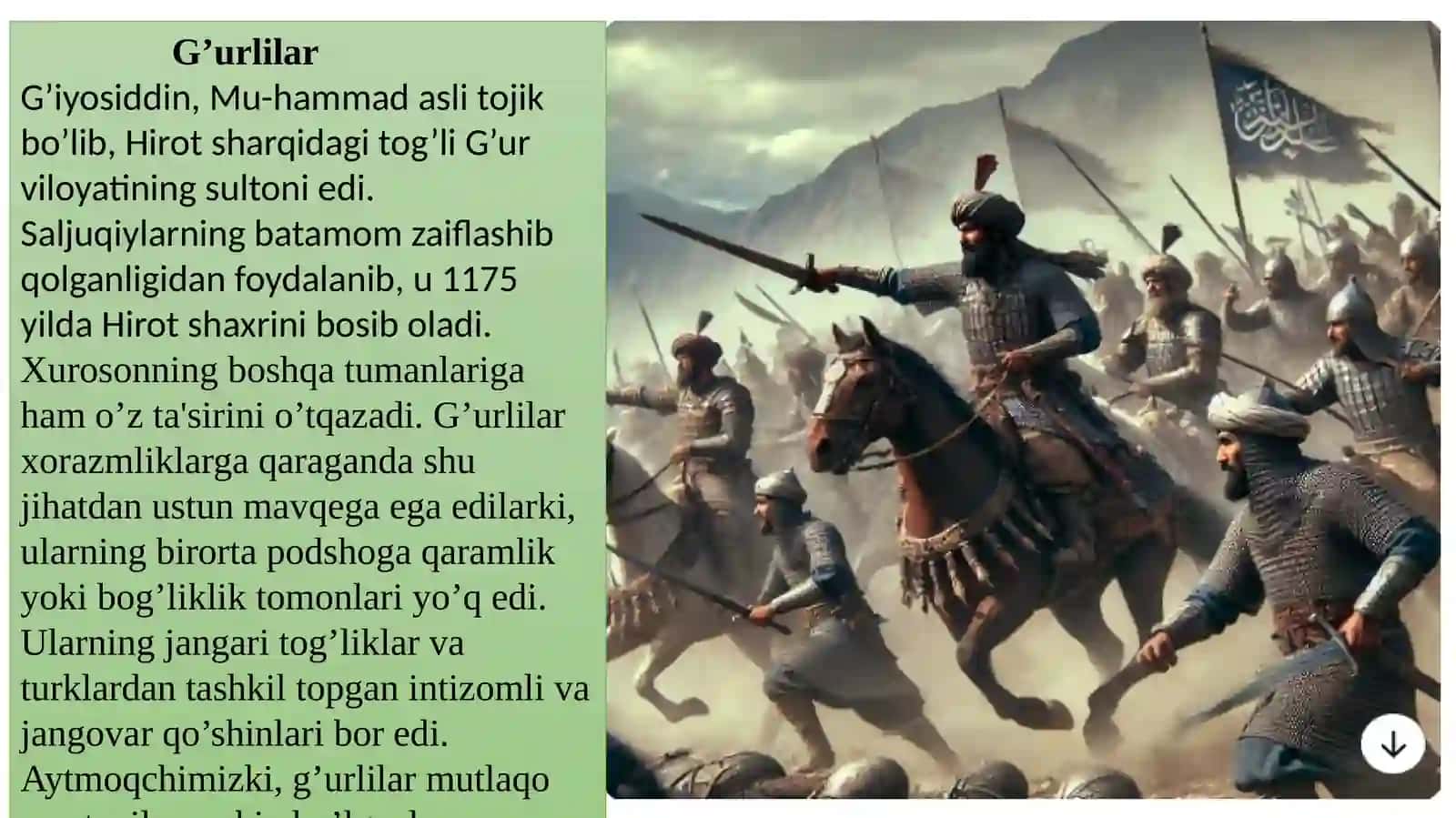 Sulton Takishislohotlari 4