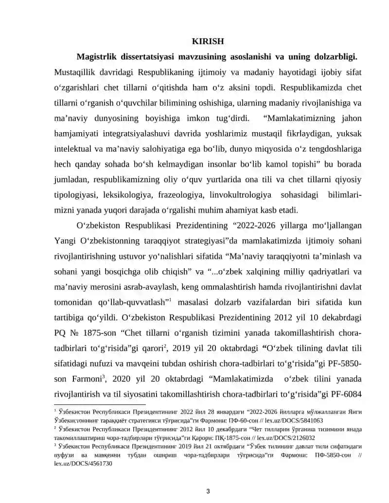 O'ZBEK VA INGLIZ TILLARIDAGI FRAZEOLOGIK BIRLIKLAR TALQINI 4