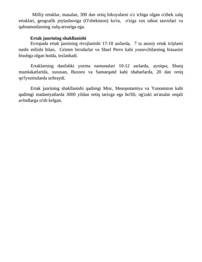 Adabiy ertaklarning shakllanishi va taraqqiyot xususiyatlari 4