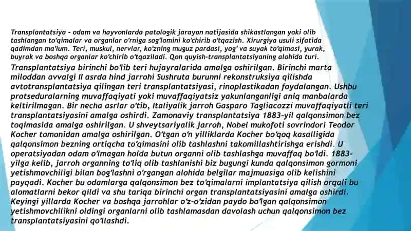 O’ZBEKISTONDA TRANSPLANTATSIYANING ETIK-HUQUQIY JIHATLARI 4