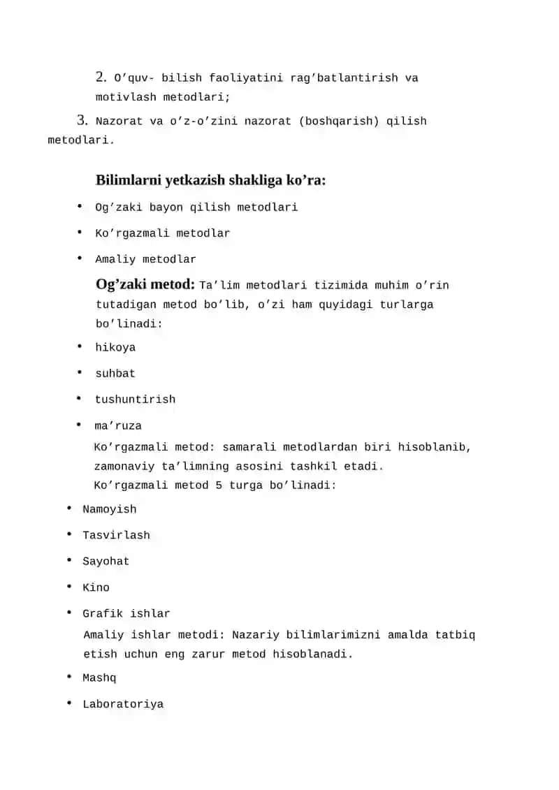 Texnologiya ta’limini o‘qitish metodlari 4
