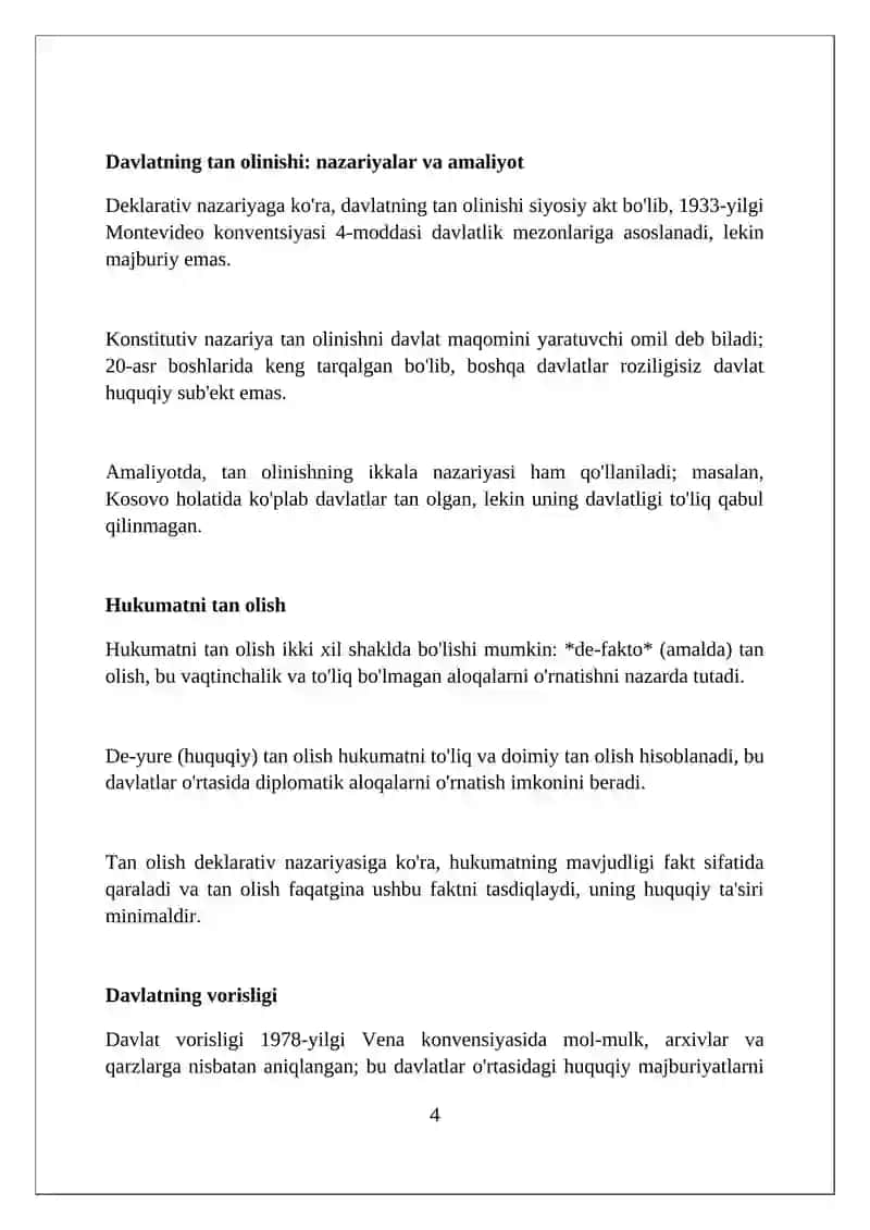 Davlat xalqaro xuquqning subyekti sifatida 4